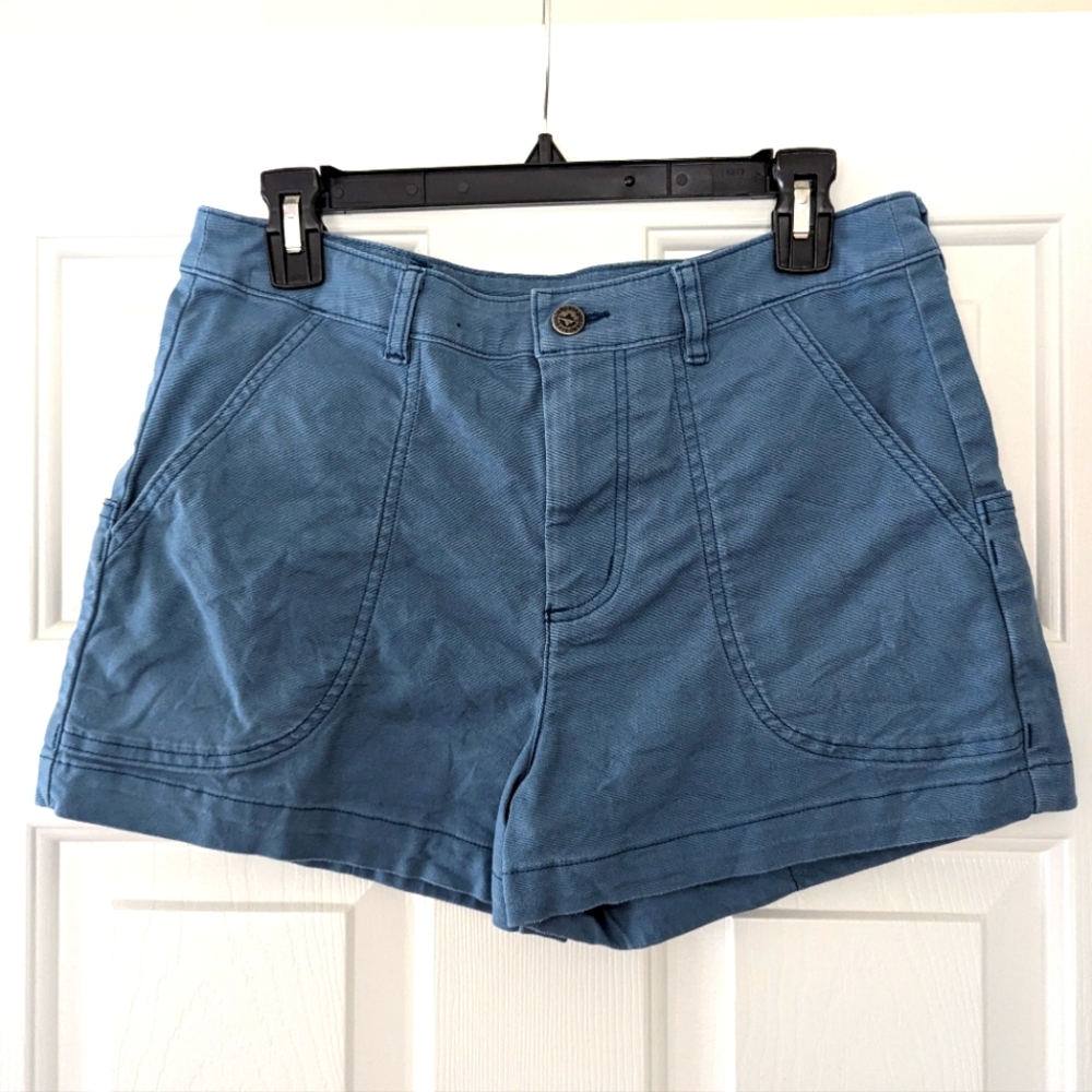 Patagonia Blue Cotton Shorts Size 6